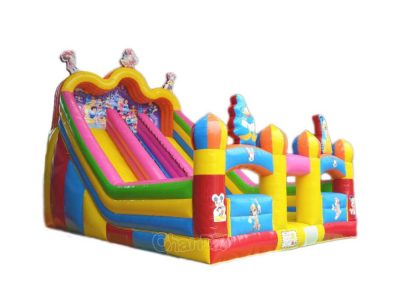 disney themed inflatable slide for kids