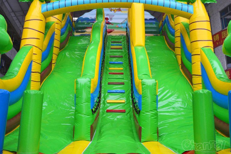 Inflatable Dinosaur Slide For Kids Channal Inflatables