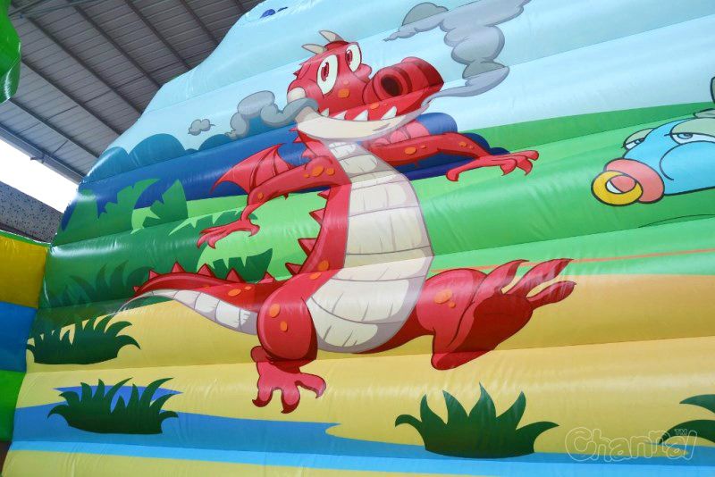 dinosaur slip and slide
