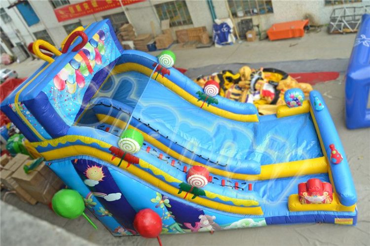 gift box inflatable slide