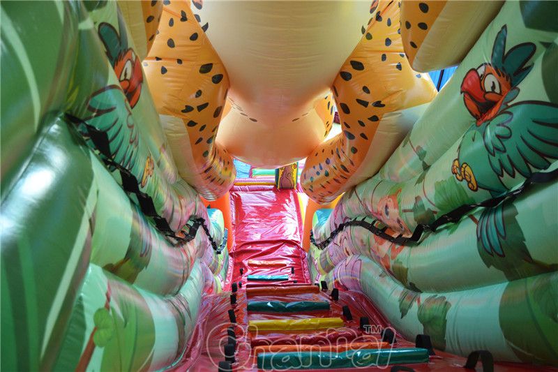 Leopard Inflatable Slide - Channal Inflatables