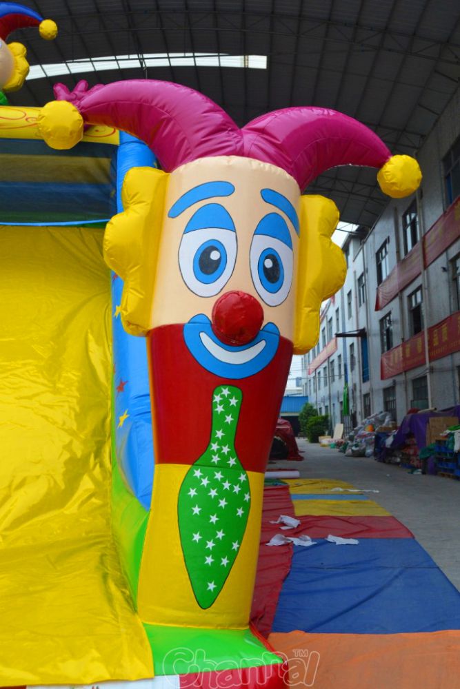 Magic Clown Inflatable Slide - Channal Inflatables