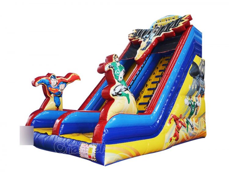 justice league inflatable slide