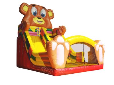 sitting cartoon mouse inflatable slide