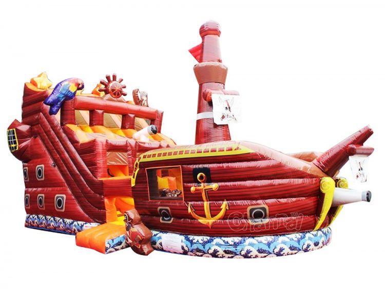 pirate ship inflatable slide for sale