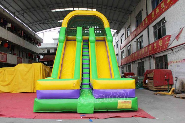 commercial grade double lane inflatable slide for kids