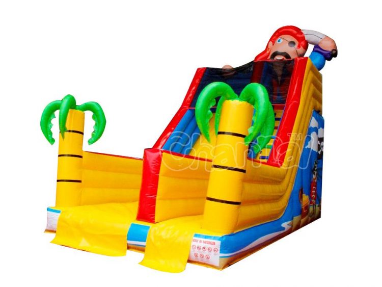pirate loot inflatable slide