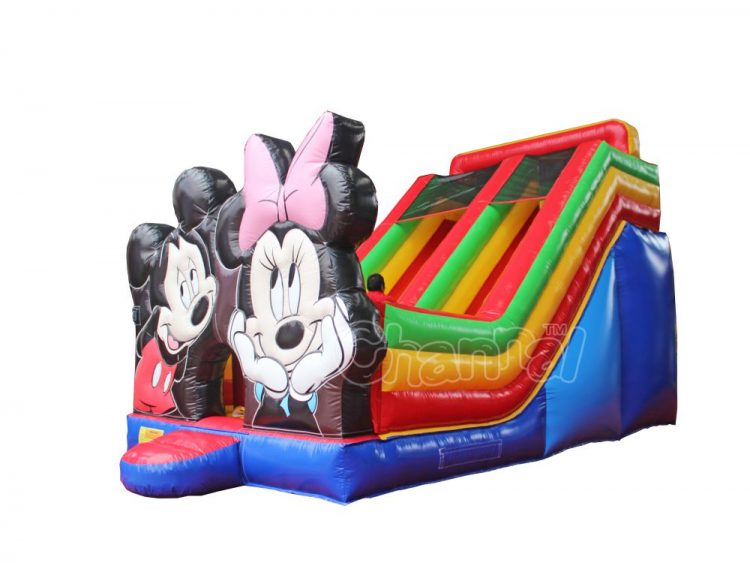 mickey minnie inflatable slide