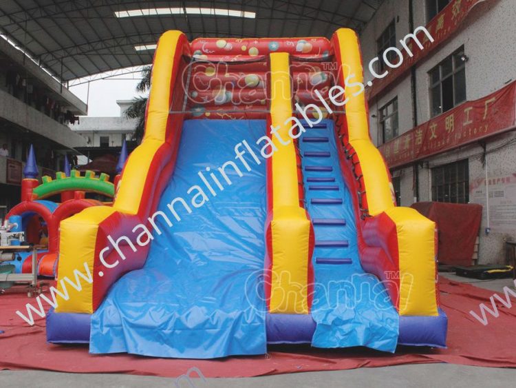 balloon inflatable bumpy slide