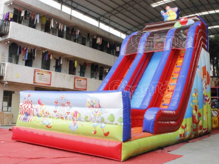 circus park inflatable slide