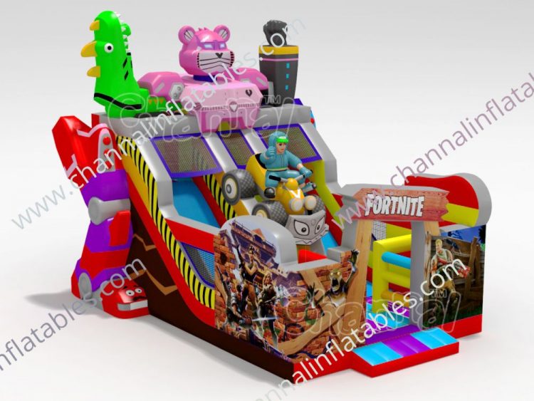 fortnite inflatable slide