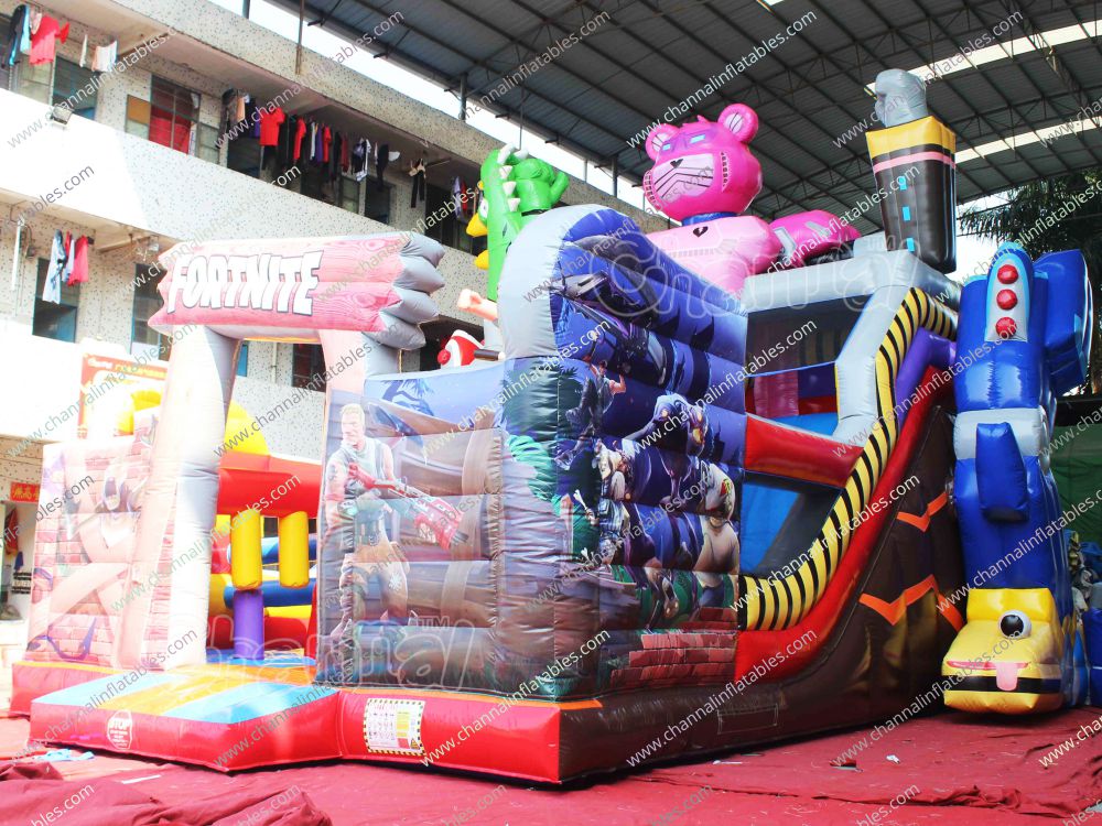 Fortnite Inflatable Slide Channal Inflatables