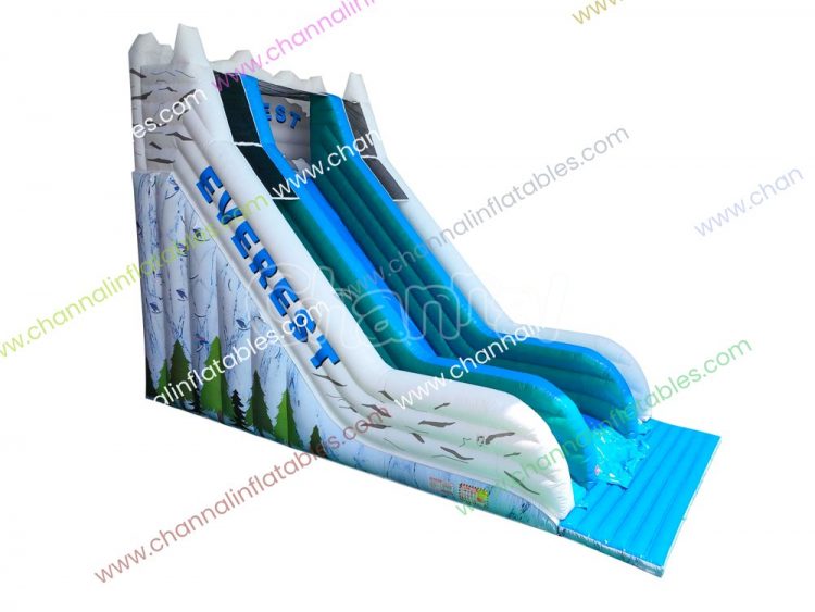 everest mountain inflatable slide