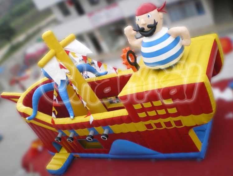 caribbean pirate inflatable slide
