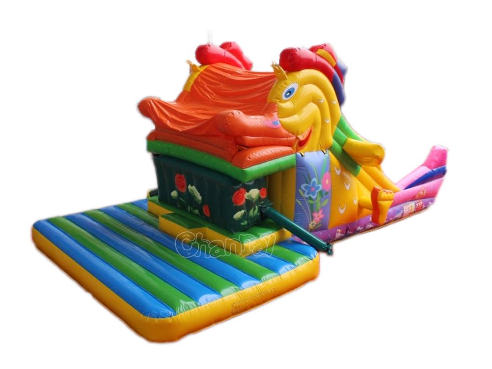 Flat Inflatable Duck Inflatable Snappy Slide - Channal Inflatables