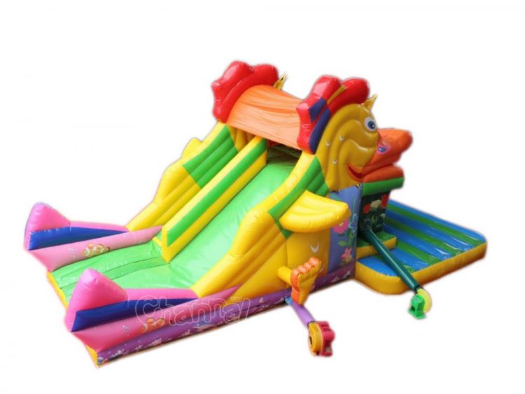 duck inflatable slide