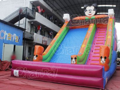 cute mickey mouse inflatable slide