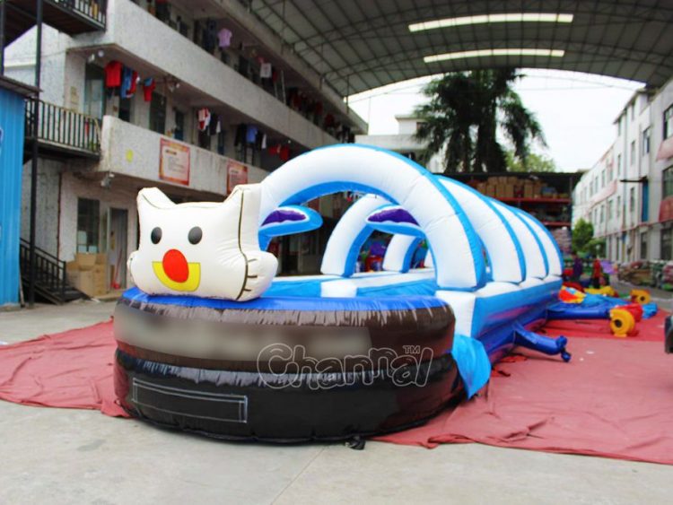 inflatable slip and slide with custom made logo