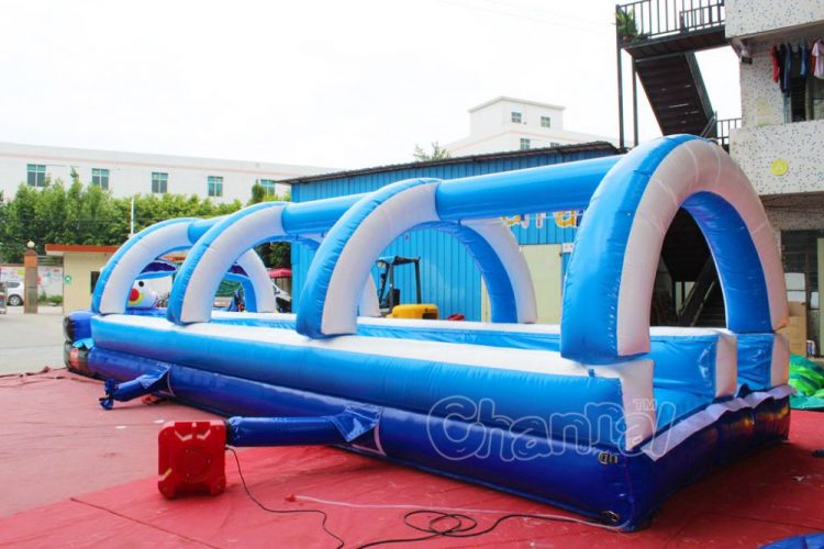 inflatable slip and slide with blowers