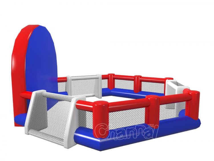 three sided football pitch inflatable