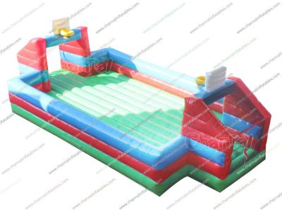 football basketball inflatable court