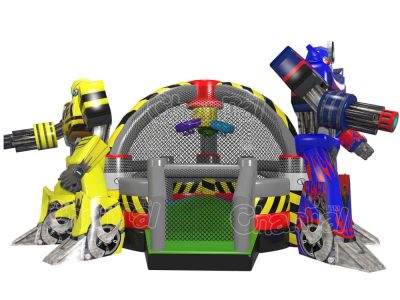 transformers themed inflatable sports arena