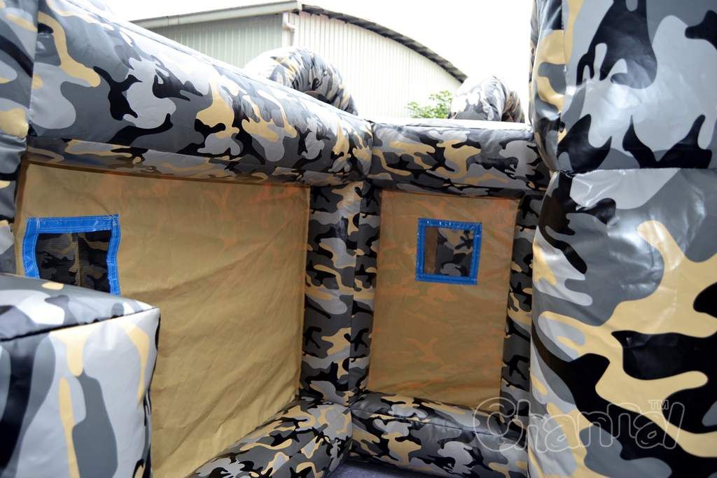 Nerf War Inflatable Maze Channal Inflatables