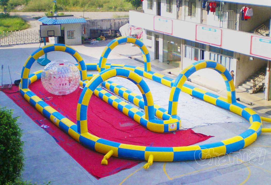 Zorb Ball Track Channal Inflatables
