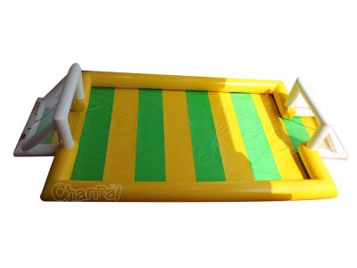 inflatable soap football / soccer field for kids