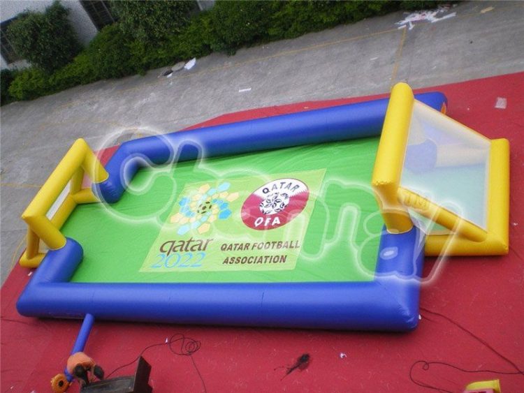 small inflatable football sport field