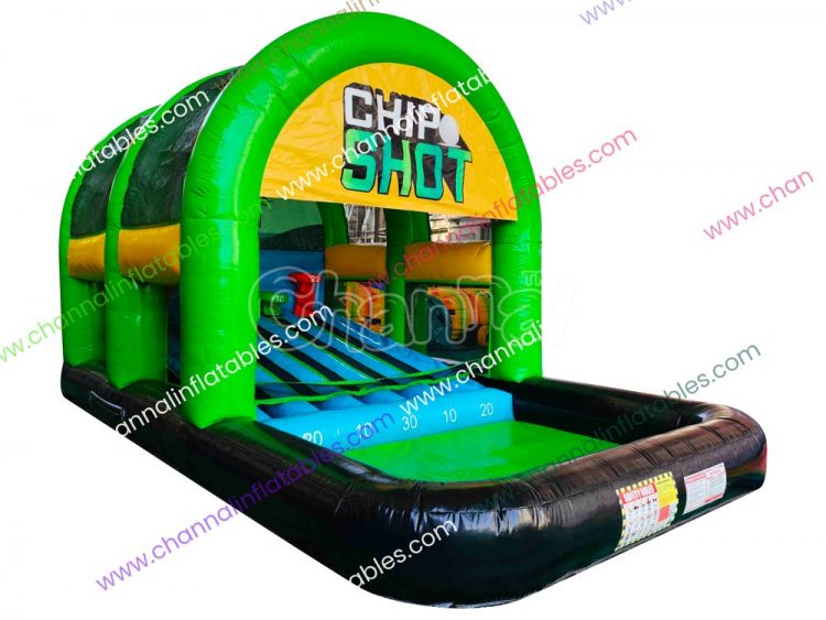 inflatable chip shot golf game