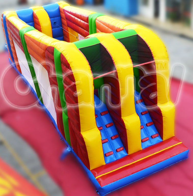 ZRider Inflatable Zipline Channal Inflatables