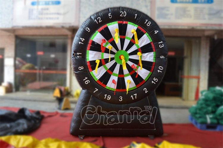 inflatable dart board game
