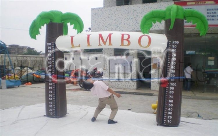 jungle tree inflatable limbo stick
