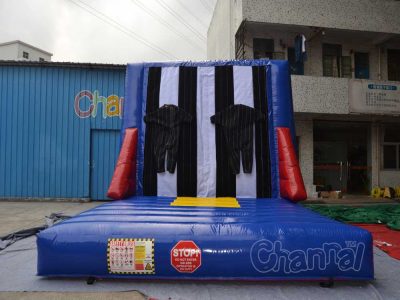 inflatable velcro sticky wall