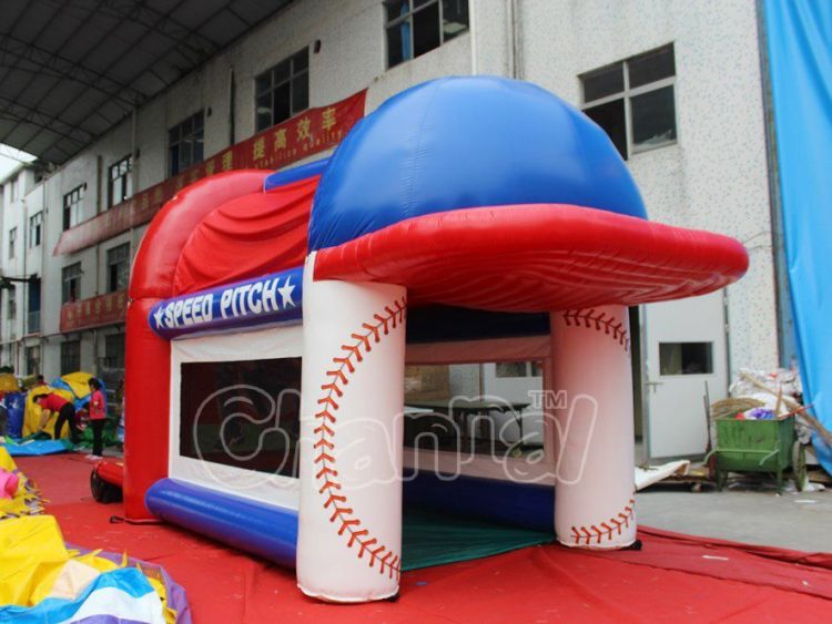 inflatable baseball speed pitch