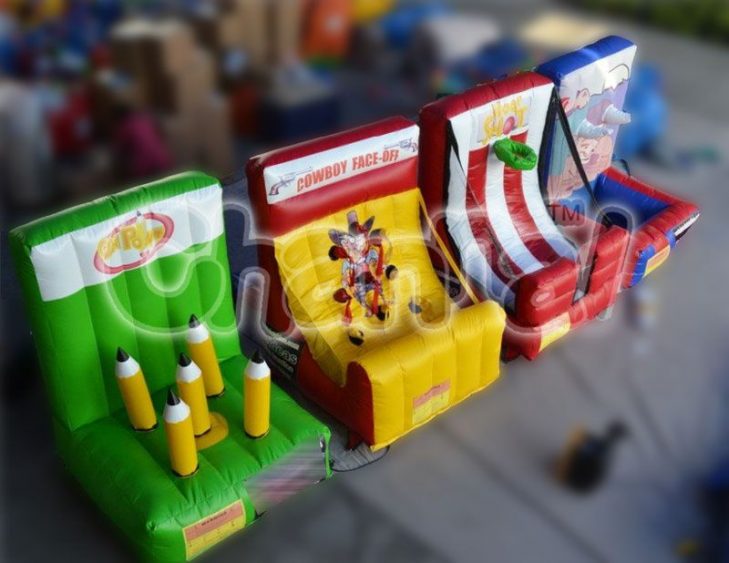 Inflatable 4in1 Carnival Game Set Channal Inflatables