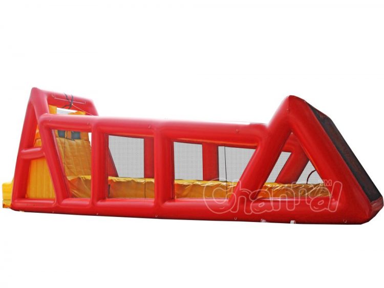 red zip line inflatable for sale