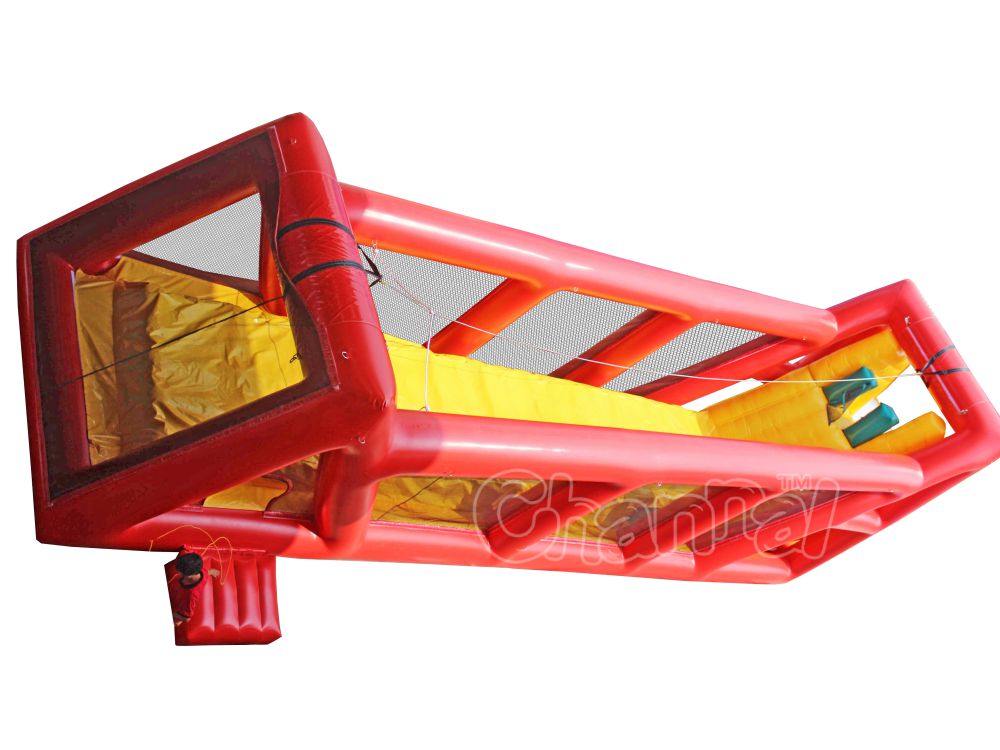 Cheap Large Inflatable Zip Line Game Channal Inflatables