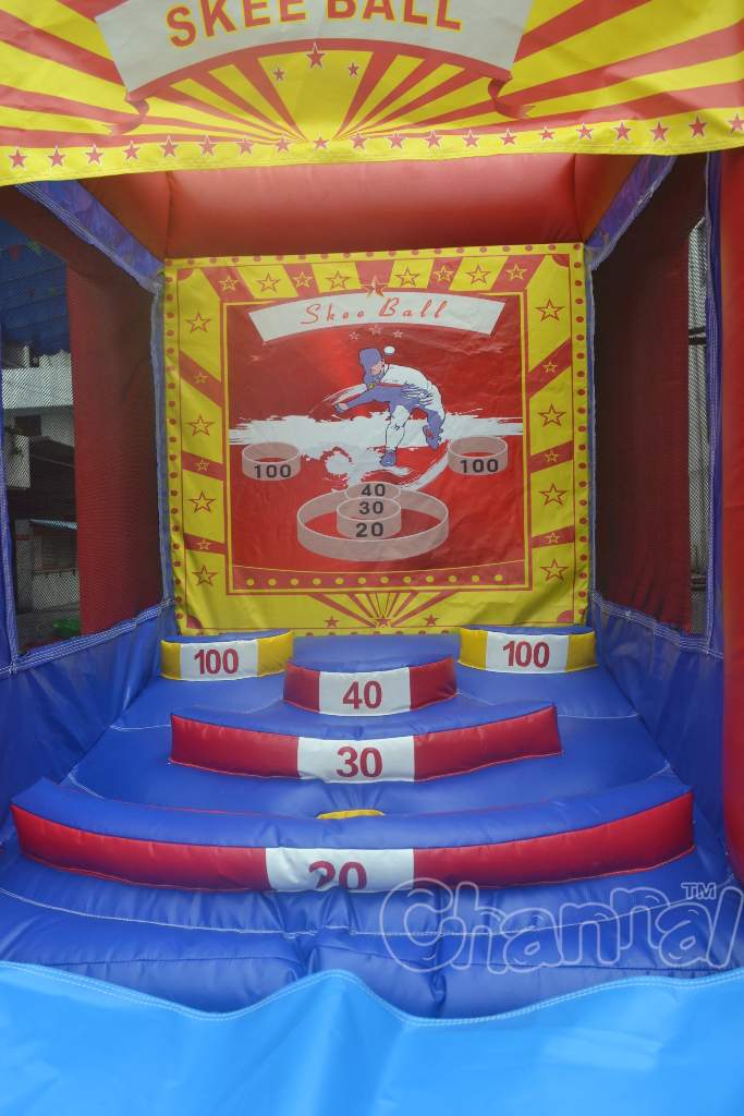 Inflatable Skee Ball Channal Inflatables