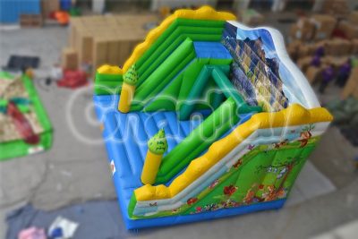 inflatable single-log bridge game