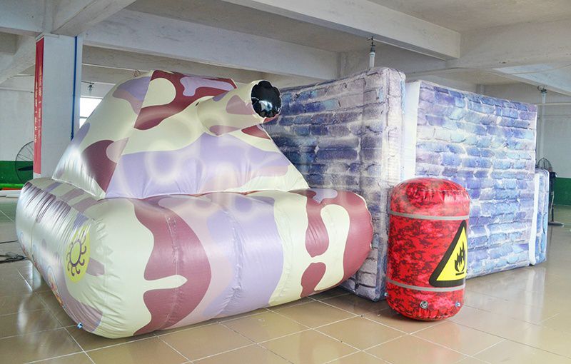 Inflatable Tank Bunker Channal Inflatables