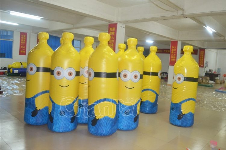 minion inflatable 10 pin bowling