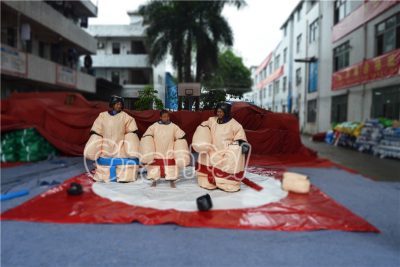 sumo suits with helmets