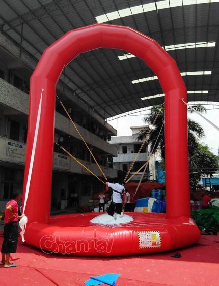 inflatable soft bungee jump for adults and kids