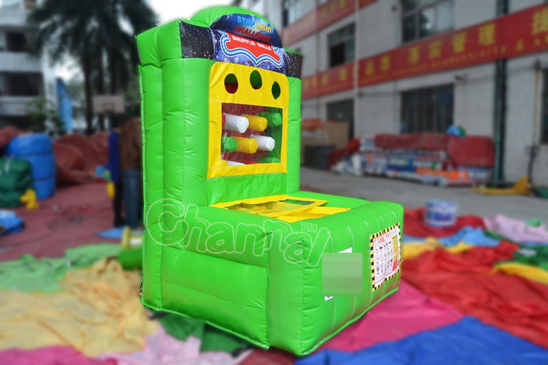 Inflatable Stop Light Challenge Shuffle Balls Game Channal Inflatables