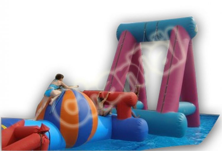 inflatable water obstacle course