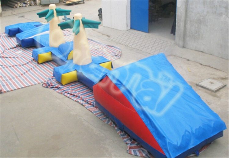 custom inflatable water course for kids