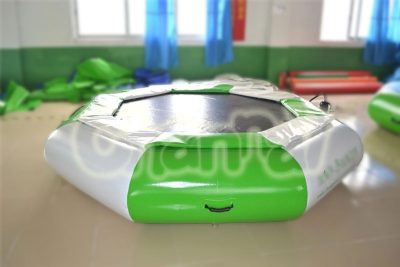 inflatable on water trampoline