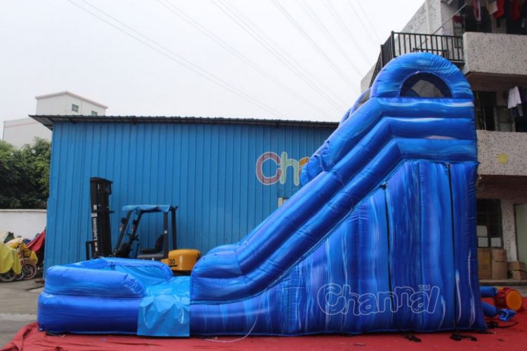 wet dry slide inflatable